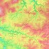 Carte topographique Bütgenbach, carte du relief, carte des altitudes