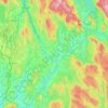 Carte topographique Akershus, carte du relief, carte des altitudes