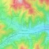 Carte topographique Munster, relief, altitude