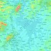 Carte topographique Poyang-See, altitude, relief