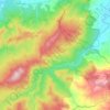 Carte topographique Nadhour, carte du relief, carte des altitudes