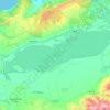 Carte topographique Sebkha d'Oran, carte du relief, carte des altitudes