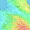 Carte topographique Morne-à-l'Eau, altitude, relief