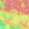 Carte topographique Chiny, carte du relief, carte des altitudes