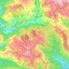 Carte topographique Plan, carte du relief, carte des altitudes