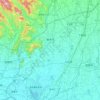 Carte topographique Tochigi, altitude, relief