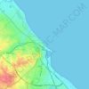 Carte topographique Sousse, carte du relief, carte des altitudes