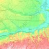 Carte topographique Călărași, altitude, relief