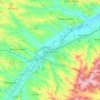 Carte topographique L'Isle-Jourdain, altitude, relief