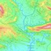 Carte topographique Lumbier, carte du relief, carte des altitudes