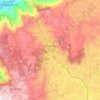 Carte topographique Guarne, carte du relief, carte des altitudes