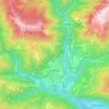 Carte topographique Lamon, carte du relief, carte des altitudes
