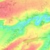 Carte topographique Creully sur Seulles, altitude, relief