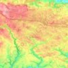 Carte topographique Questembert, altitude, relief