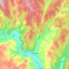 Carte topographique Townshend, carte du relief, carte des altitudes