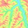 Carte topographique Monfort, altitude, relief