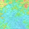 Carte topographique Canton, altitude, relief