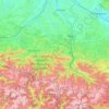 Carte topographique Ariège, relief, altitude