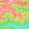 Carte topographique Craveggia, carte du relief, carte des altitudes