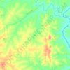 Carte topographique Nako, carte du relief, carte des altitudes