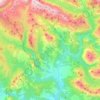 Carte topographique Puértolas, carte du relief, carte des altitudes