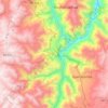 Carte topographique Canaria, carte du relief, carte des altitudes