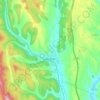 Carte topographique Randolph, carte du relief, carte des altitudes