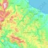 Carte topographique Molise, carte du relief, carte des altitudes