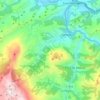 Carte topographique Morcín, carte du relief, carte des altitudes