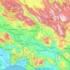 Carte topographique FR, carte du relief, carte des altitudes