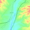 Carte topographique وادي زلمو, altitude, relief