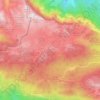 Carte topographique Aralar, carte du relief, carte des altitudes