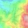 Carte topographique Río Sar, altitude, relief
