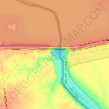 Carte Topographique Rio Grande Altitude Relief