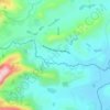 Carte topographique Foumbot, altitude, relief